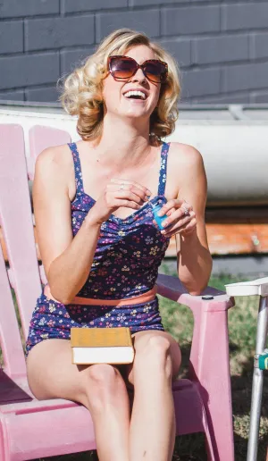 ann in blue lagoon