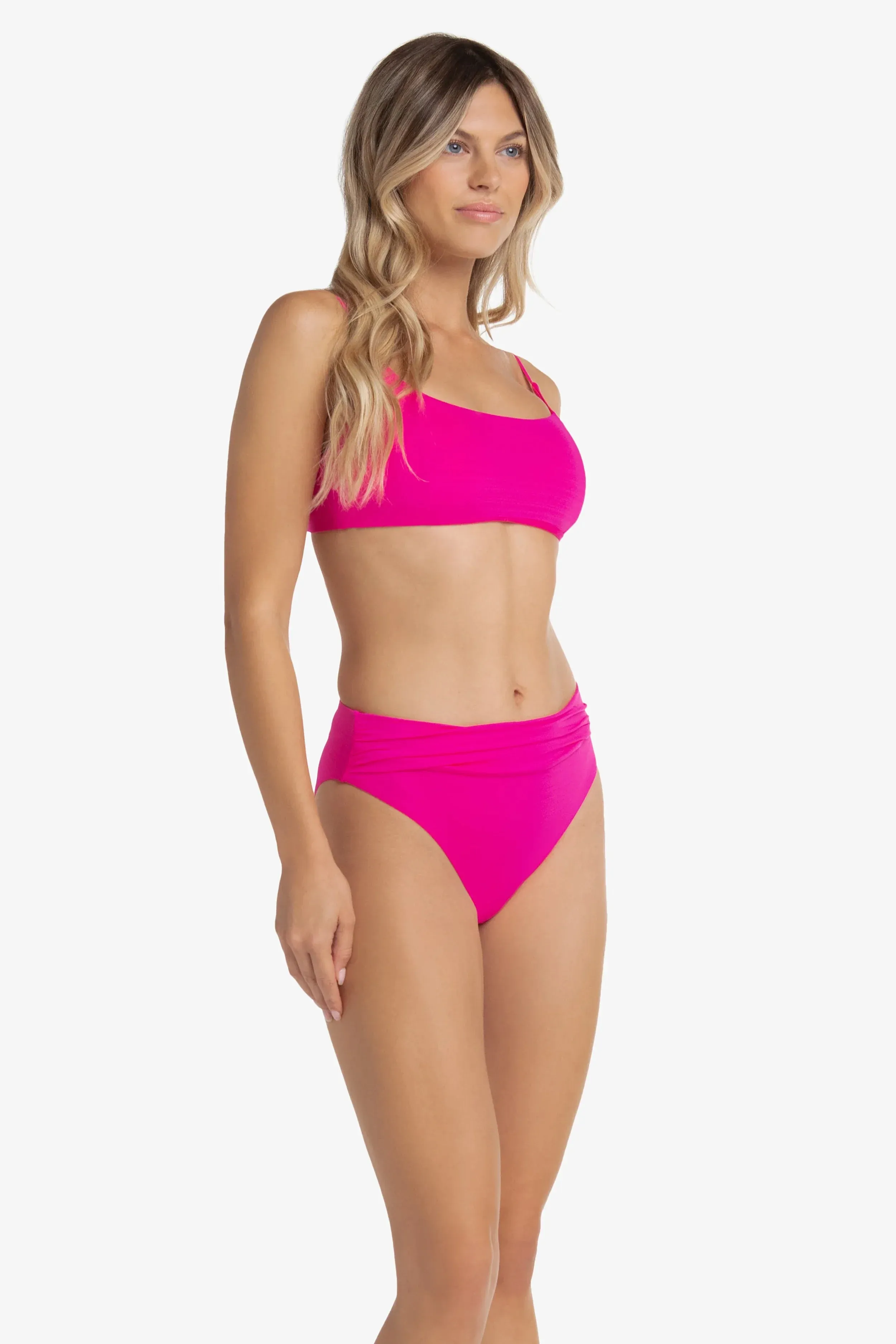 Ballet Bralette  |  Textured Lotus Pink