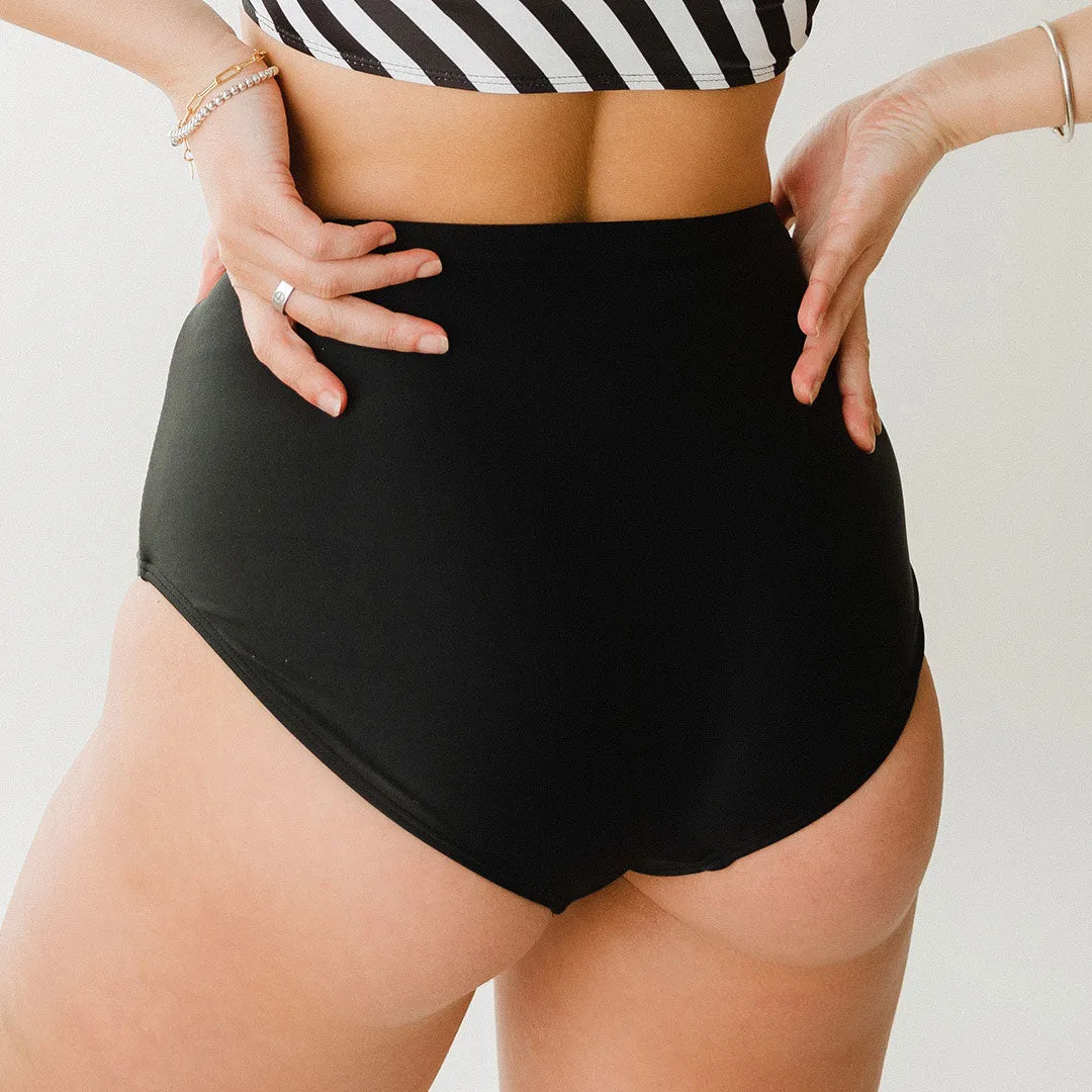 Black High-Waisted Bottoms