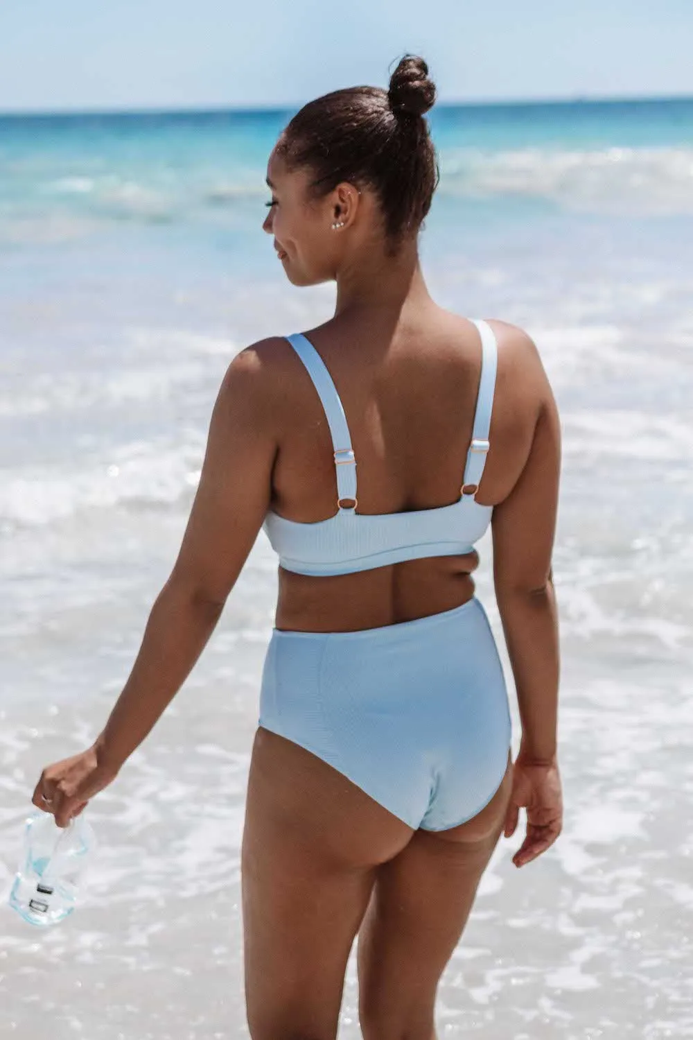 Blair High-Waist Bottoms - Sustainable - Blue