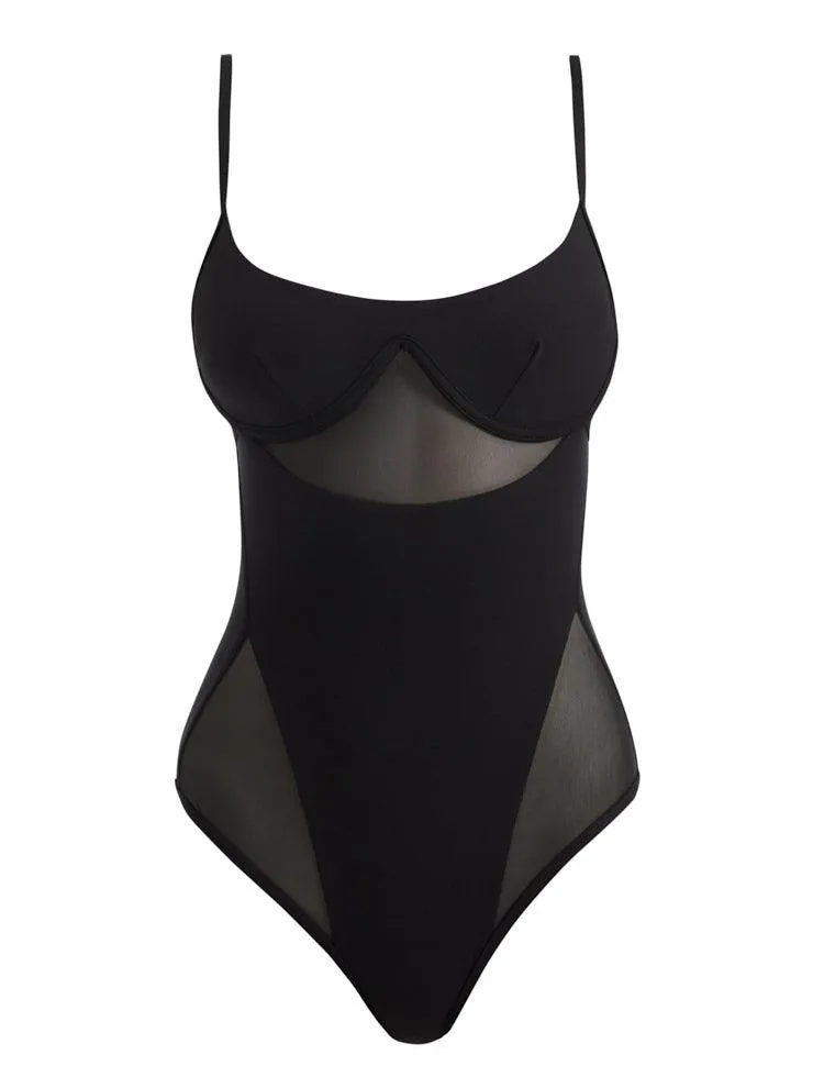 Darya Black Swimsuit