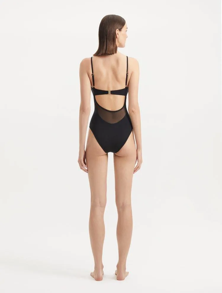 Darya Black Swimsuit