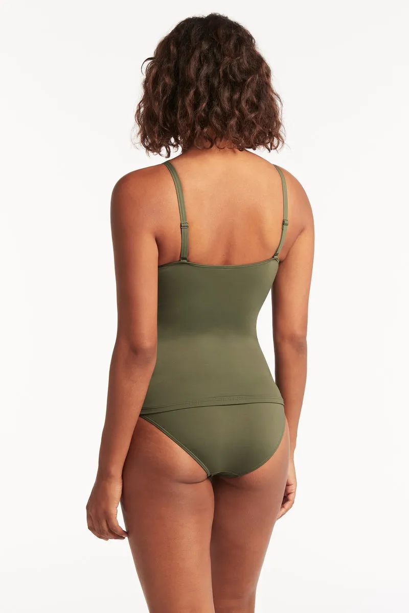 Eco Essentials Cross Front Tankini