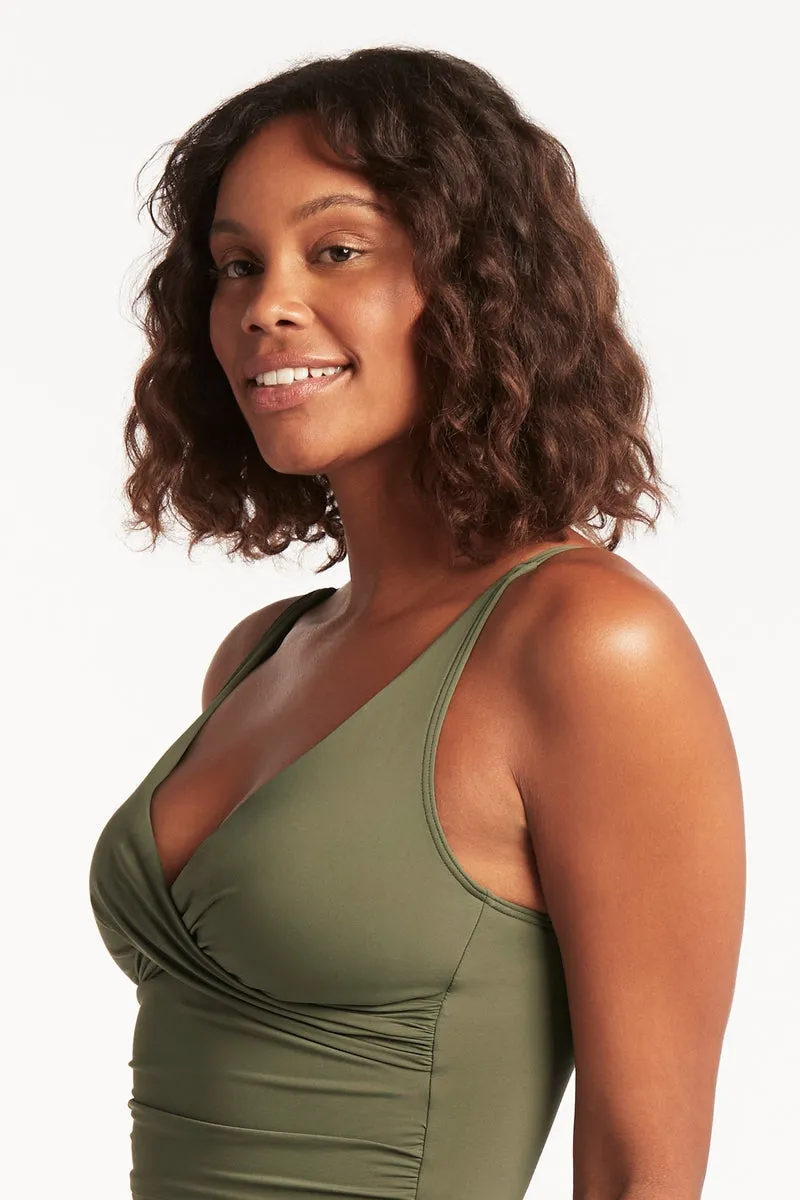 Eco Essentials Cross Front Tankini