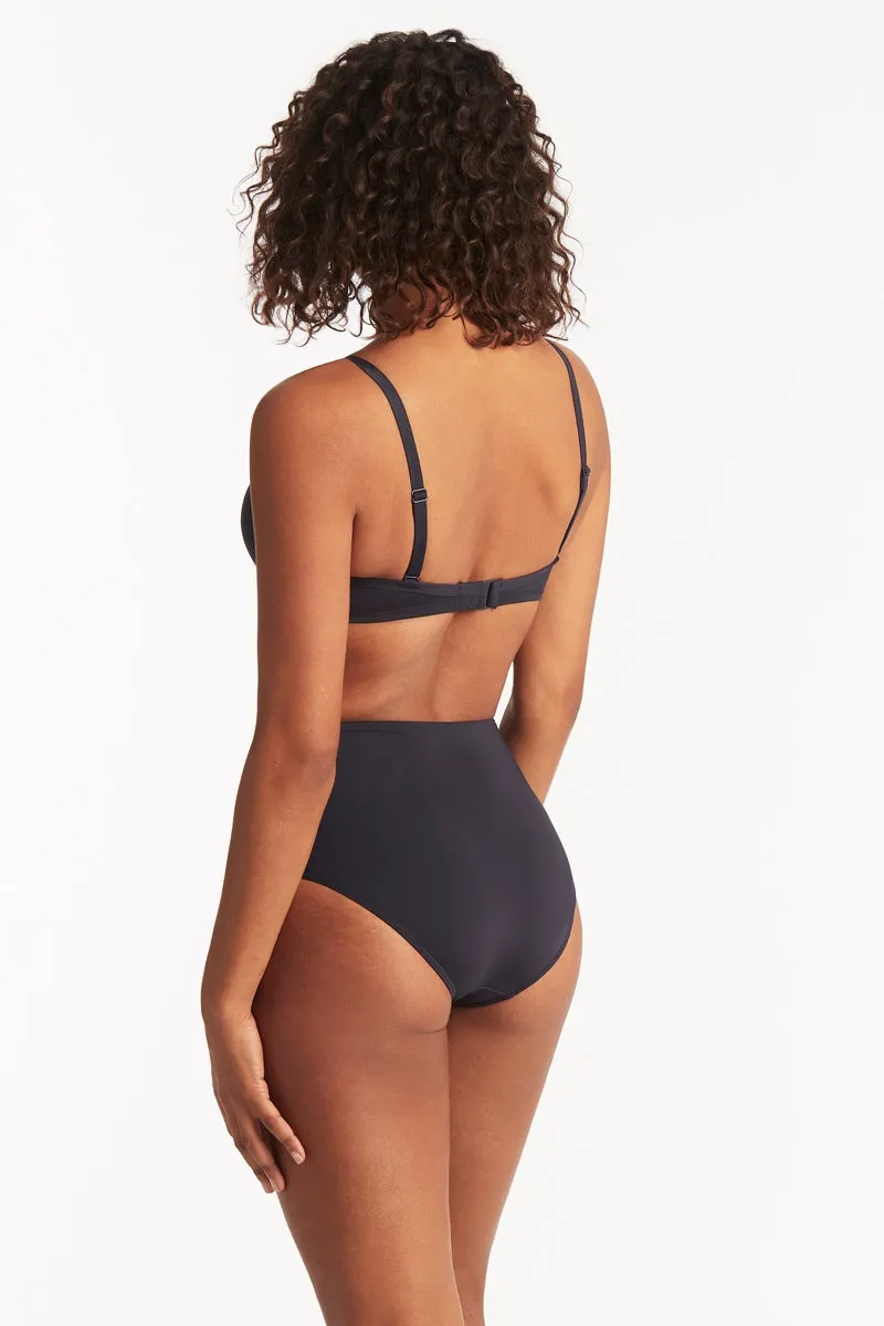 Eco Essentials High Waist Gathered Side Pant