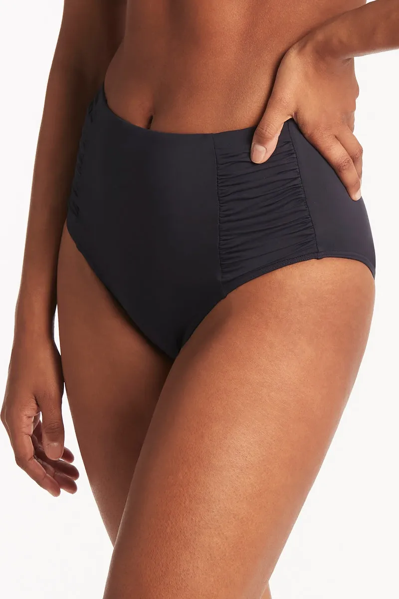 Eco Essentials High Waist Gathered Side Pant