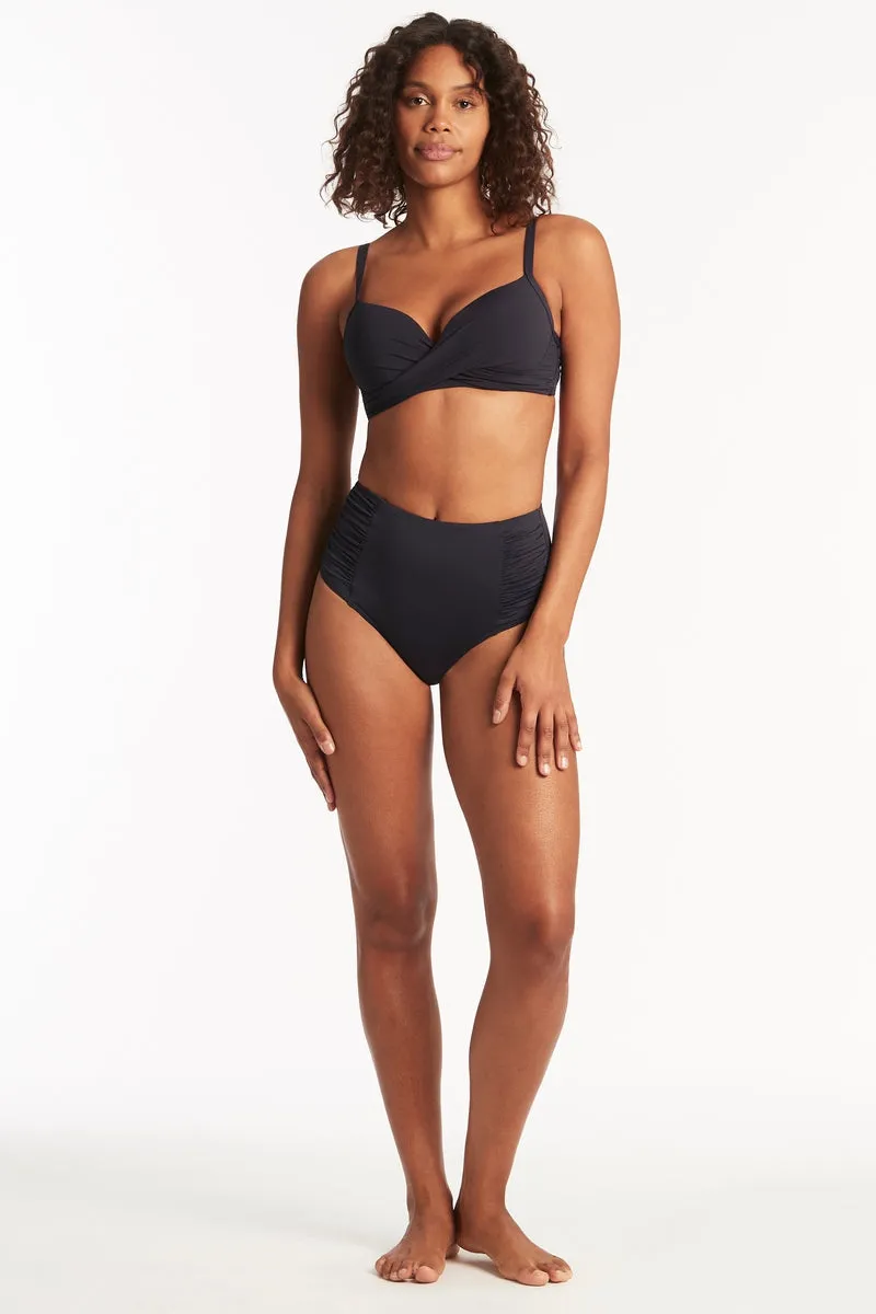 Eco Essentials High Waist Gathered Side Pant