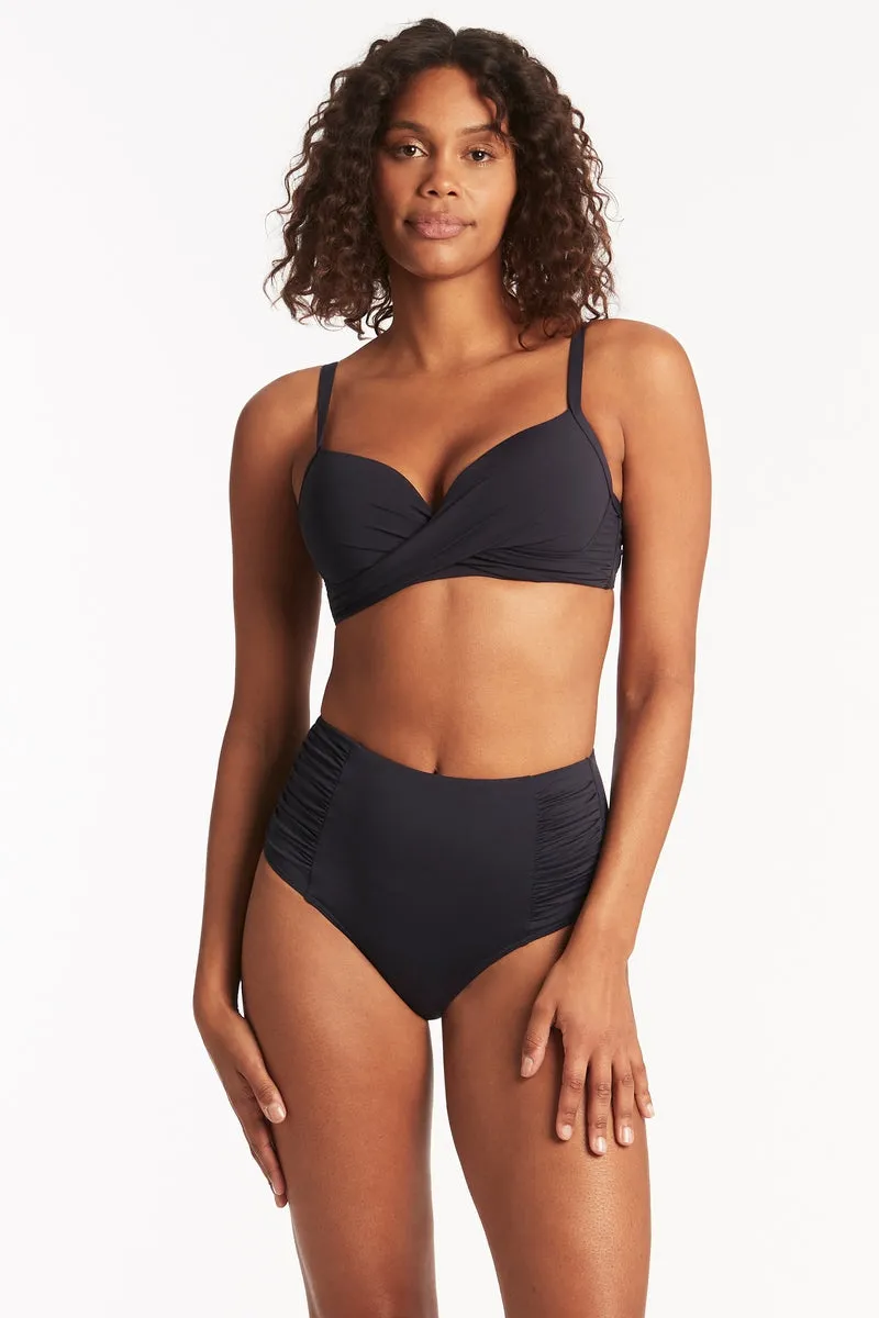 Eco Essentials High Waist Gathered Side Pant