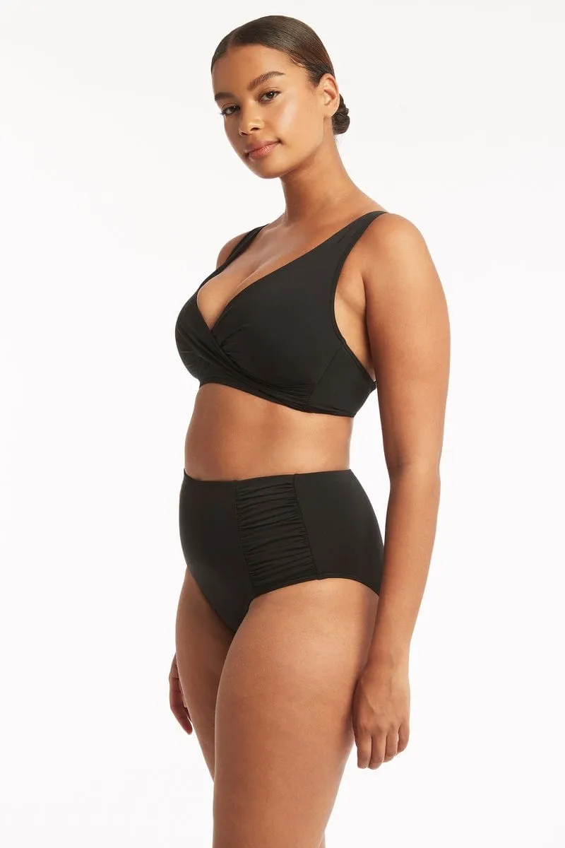 Eco Essentials High Waist Gathered Side Pant