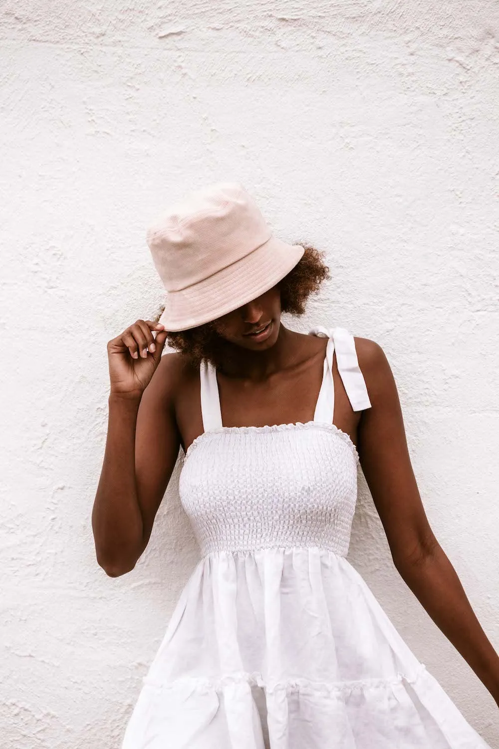 Elle Bucket Hat - Cream