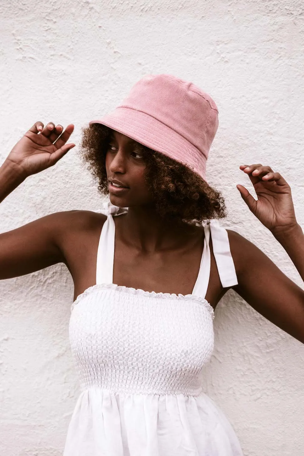 Elle Bucket Hat - Pink