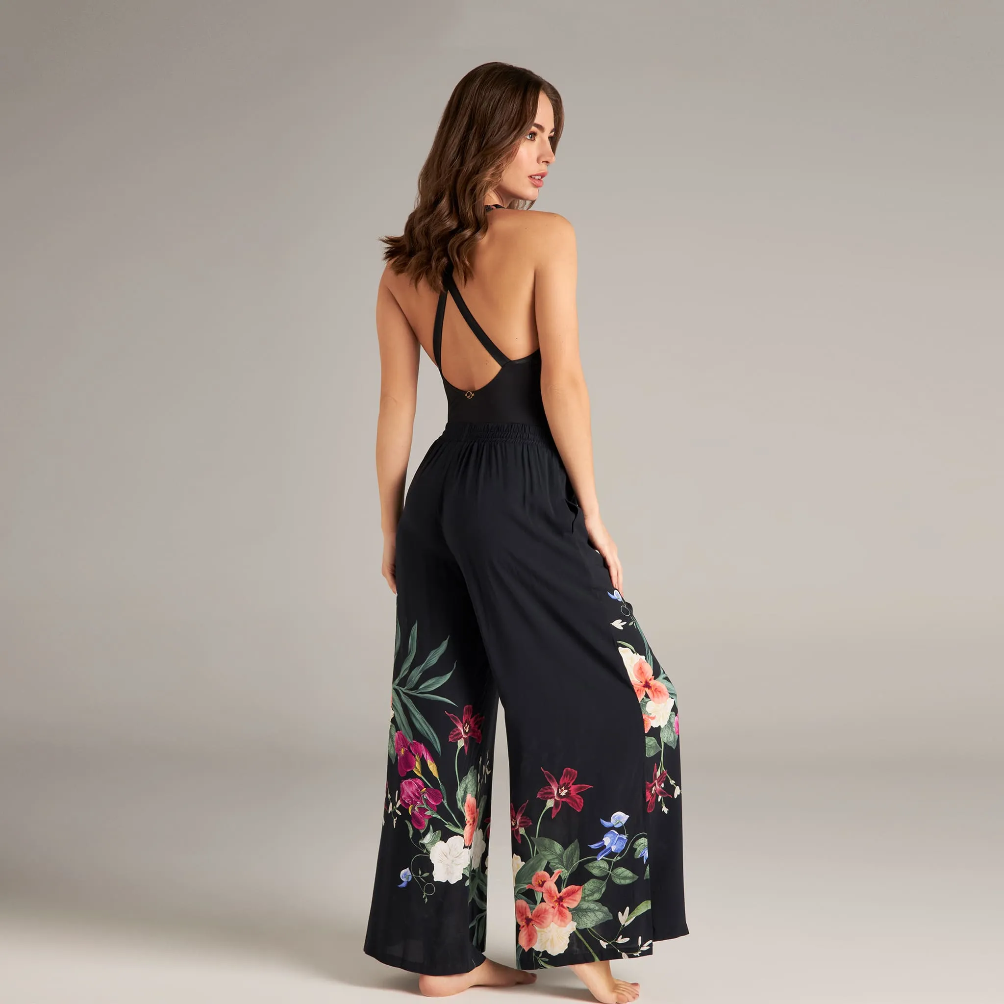 FLORAL FANTASY JOSEPHINE COVERUP PANT