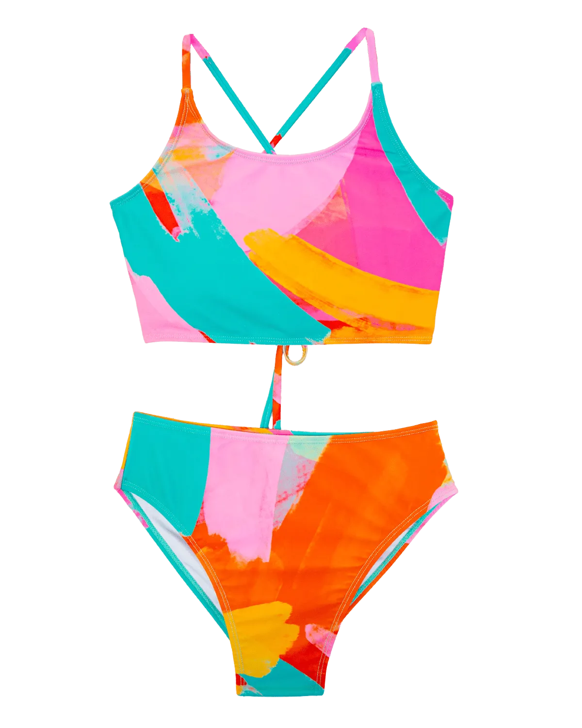 Isadora Girls Tie Back Crop Set
