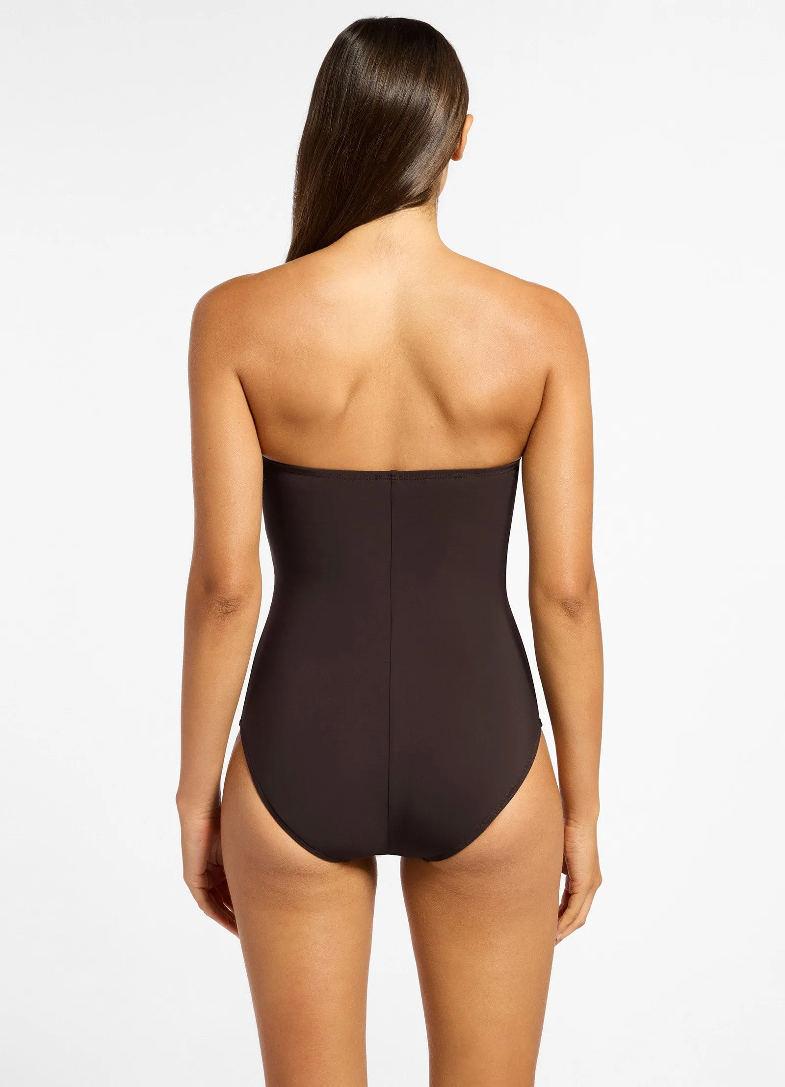 Jetset Bandeau One Piece - Chocolate
