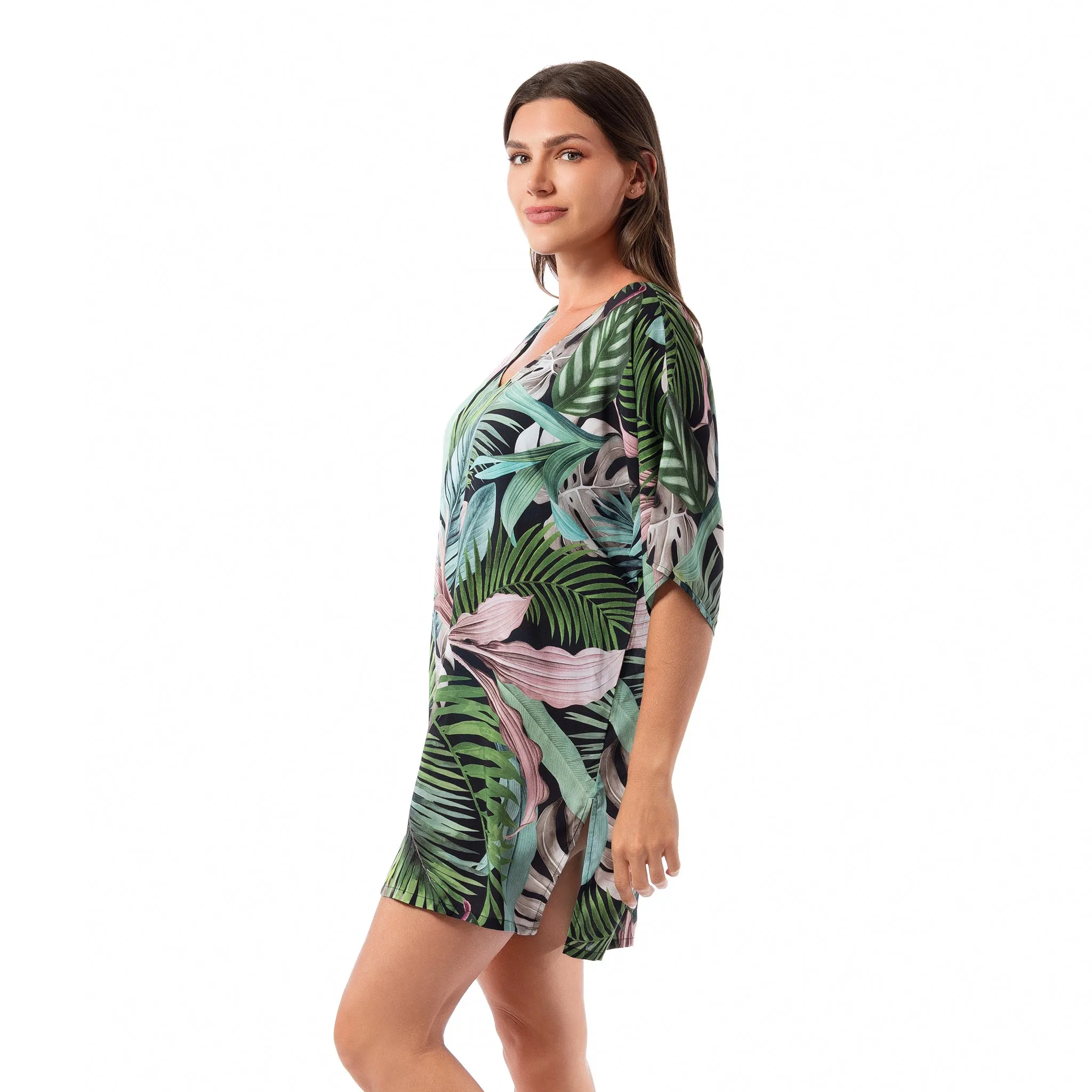 JUNGLE GLAM CELIA TUNIC COVERUP