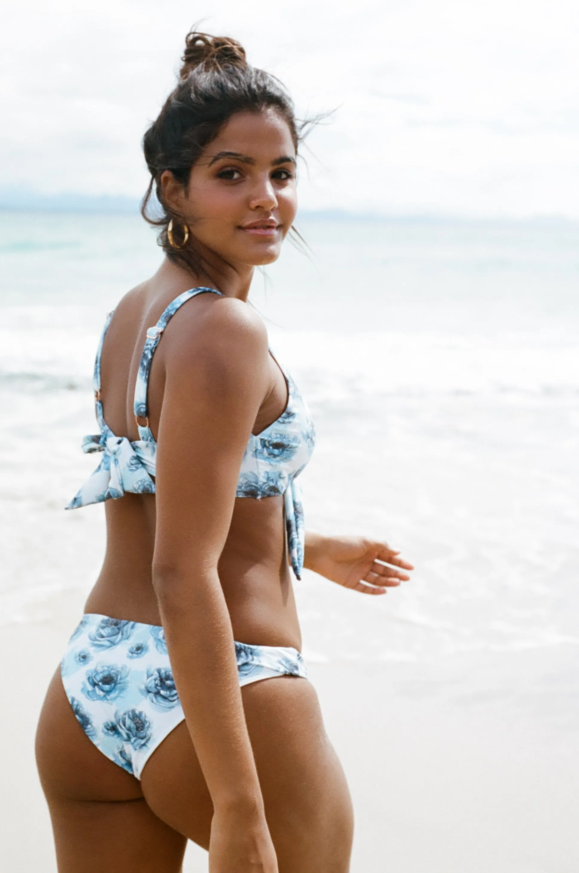 Lani Cheeky Bottoms - Blue Floral
