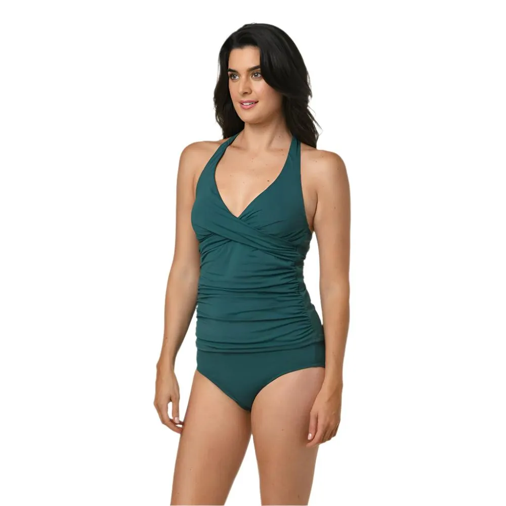 LOUISE WRAP TANKINI TOP