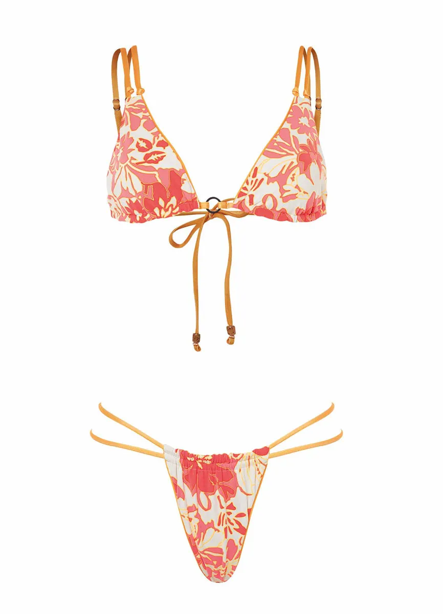 Maaji Tangerine Selva Split Strap Bikini Bottom