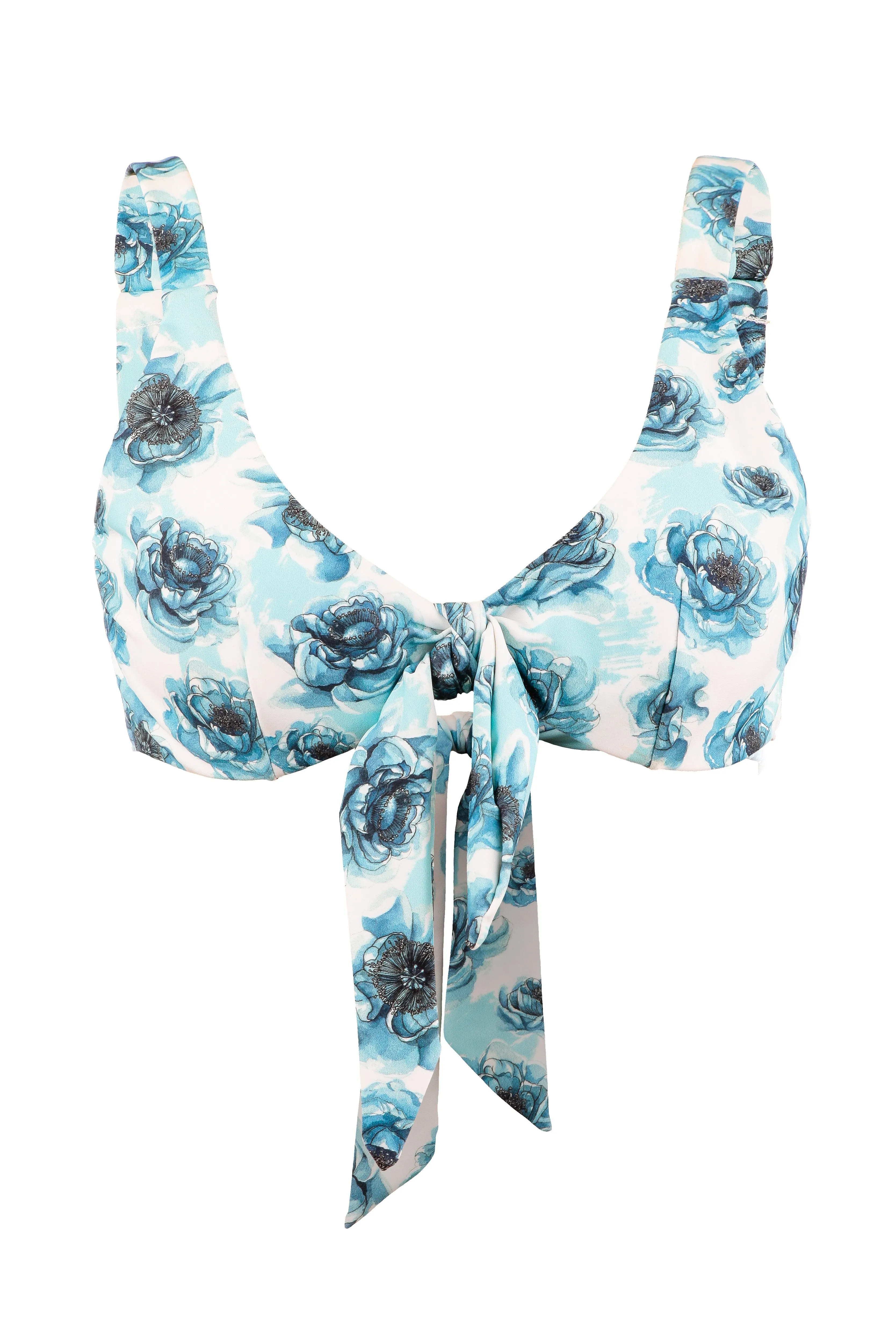 Malia Top - Blue Floral
