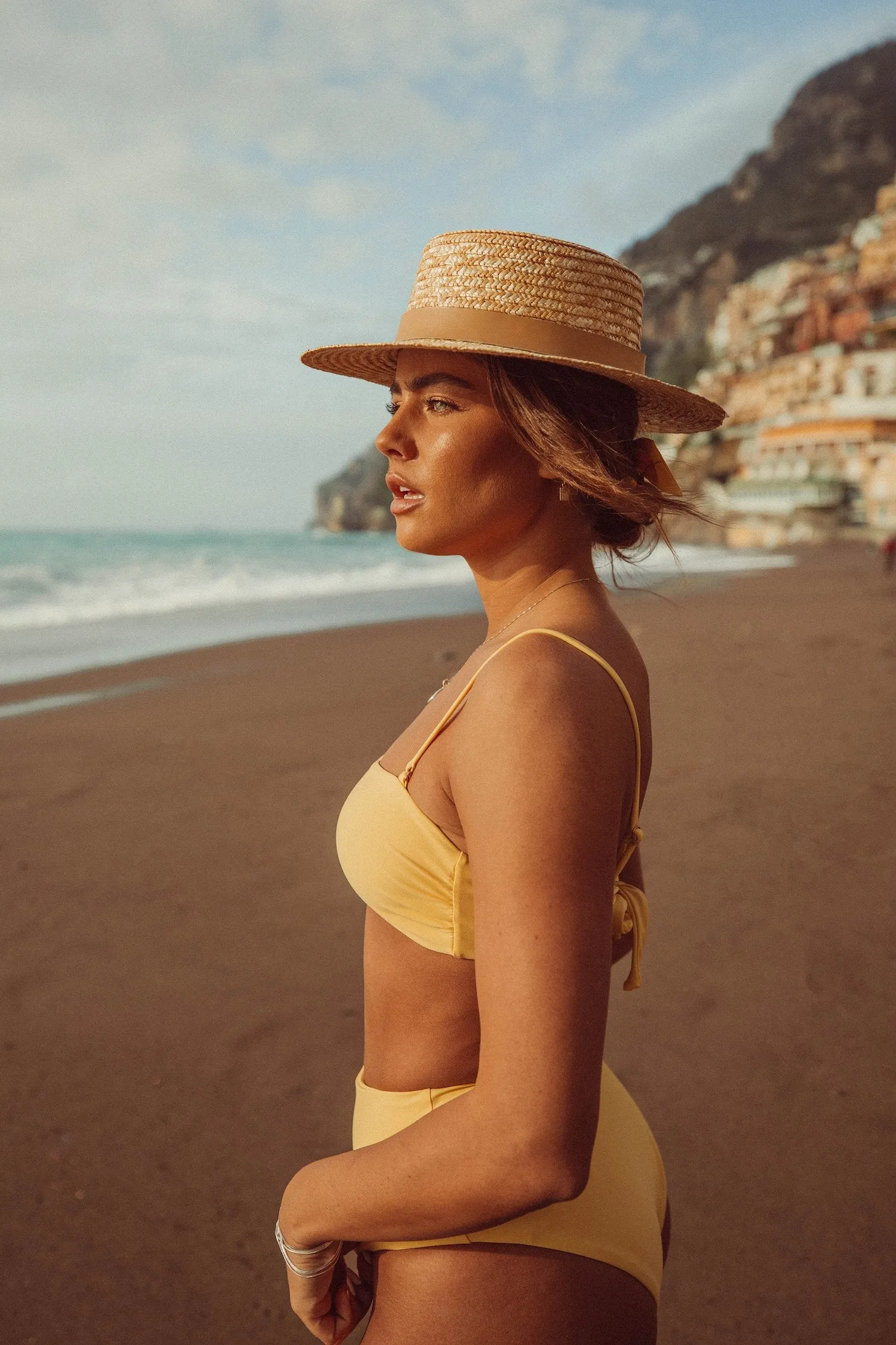 Praiano Bikini Top - Lemon Drop Yellow