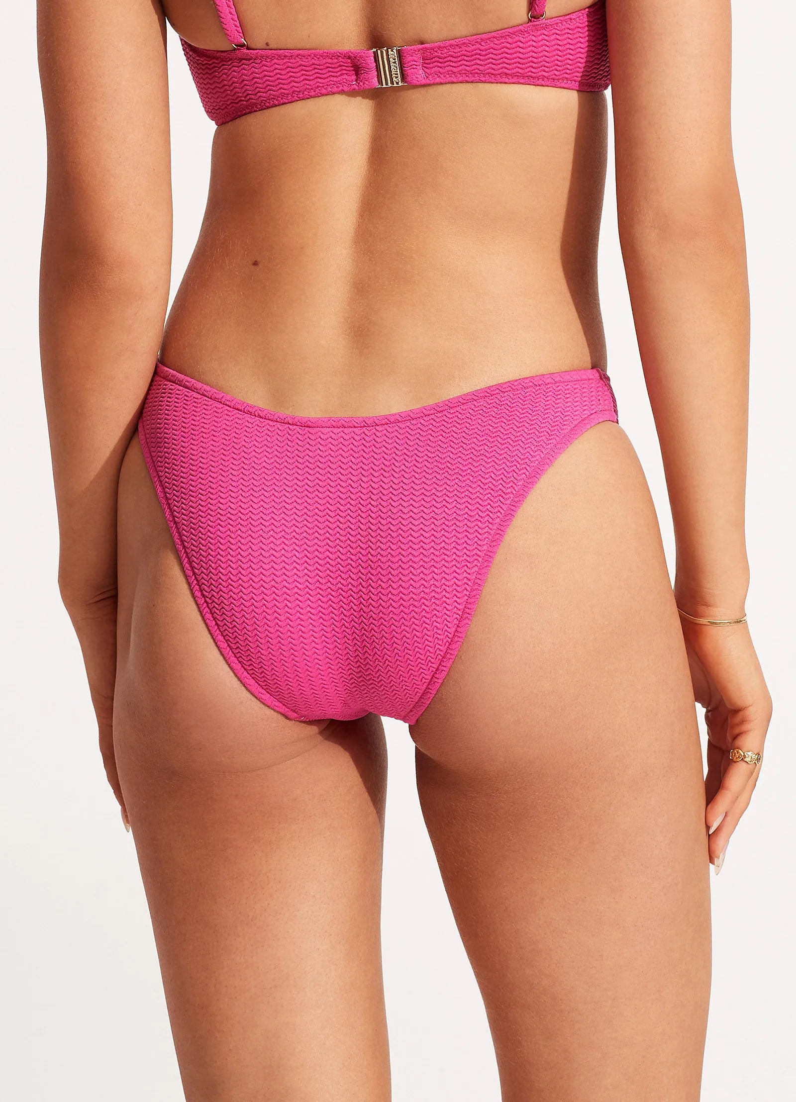 Sea Dive High Cut Pant - Fuchsia Rose