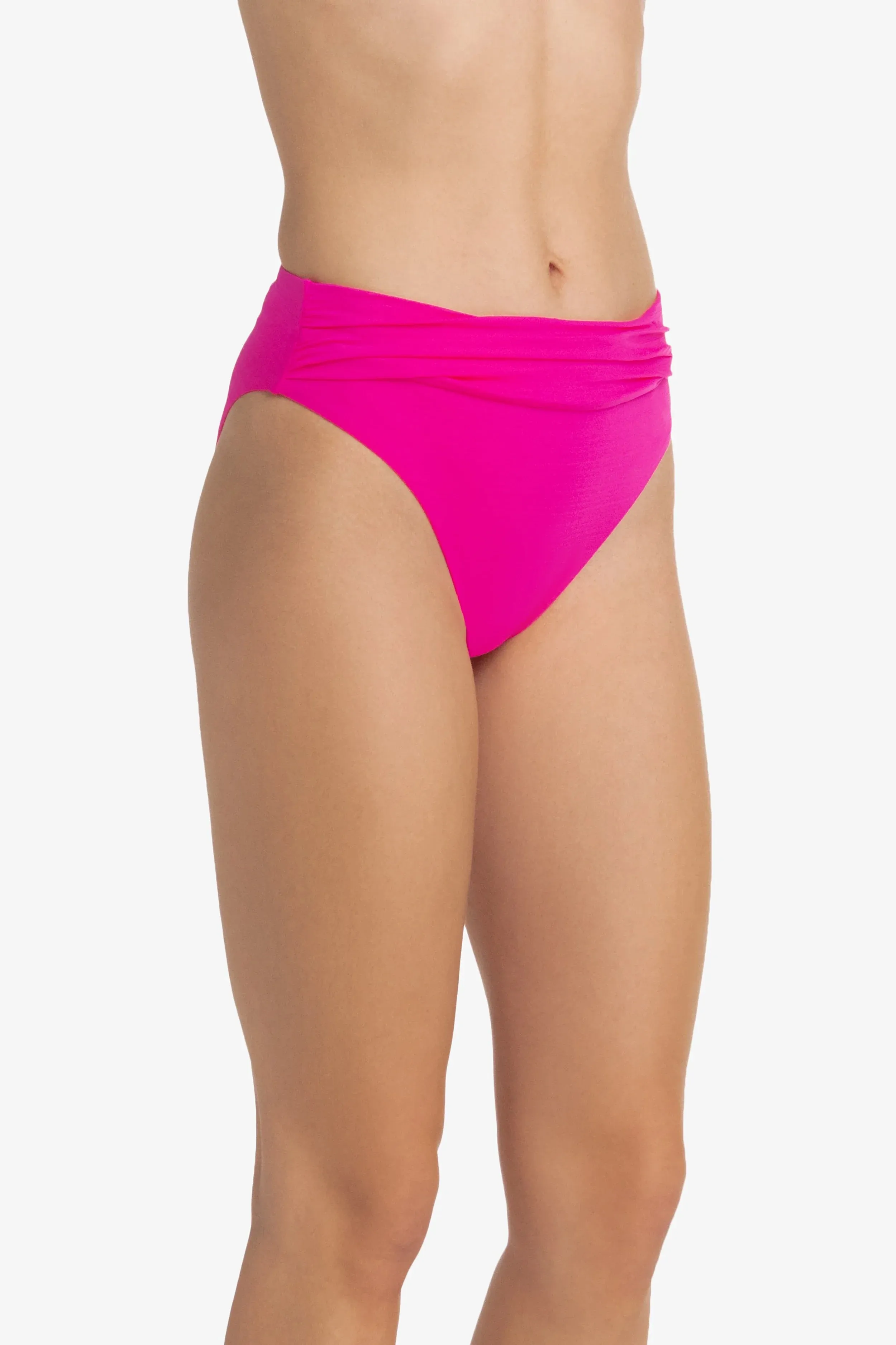 Shirred Bottom  |  Textured Lotus Pink