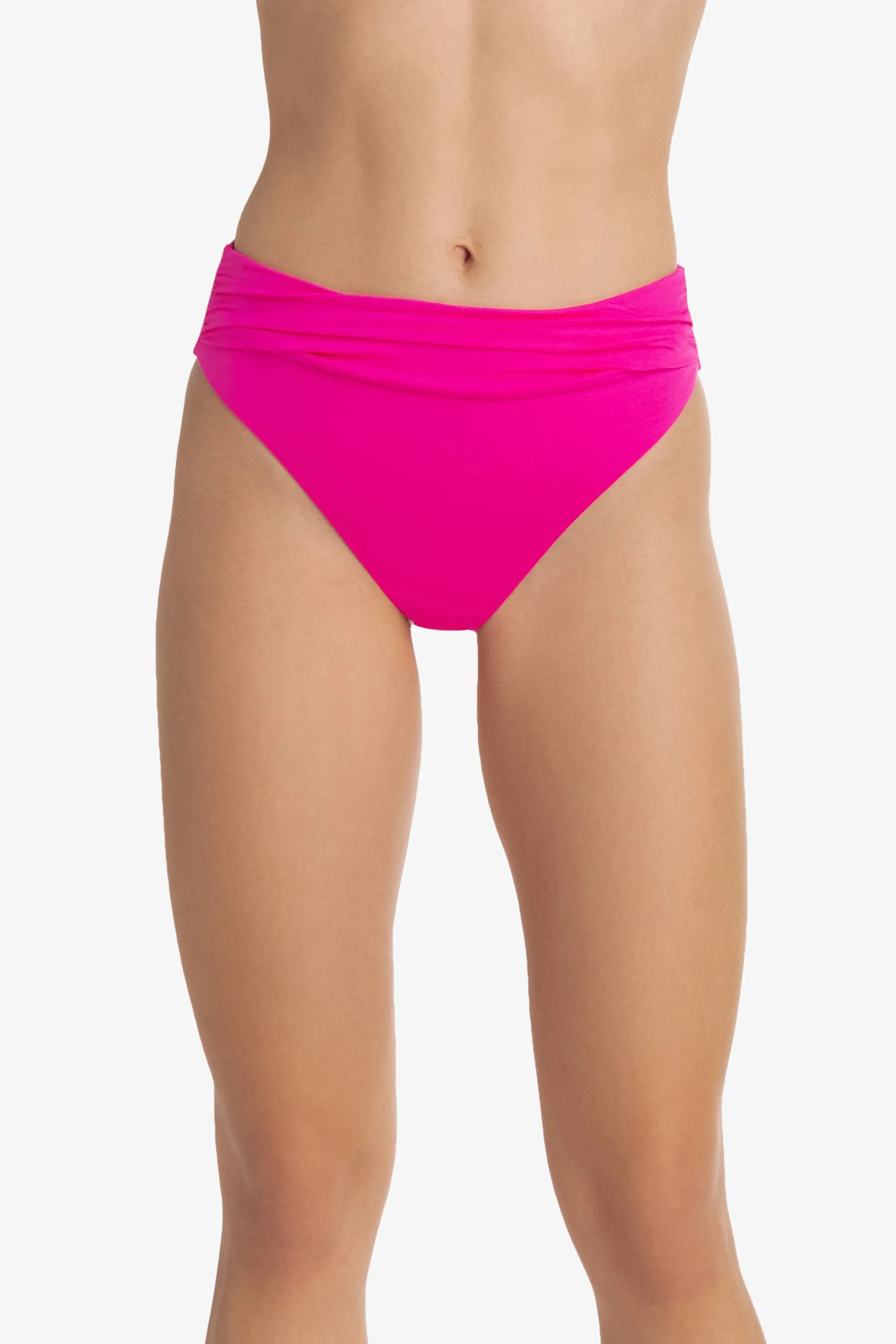 Shirred Bottom  |  Textured Lotus Pink