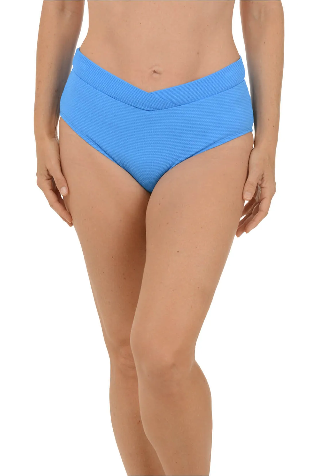 Solid Pique Crossover Swim Brief