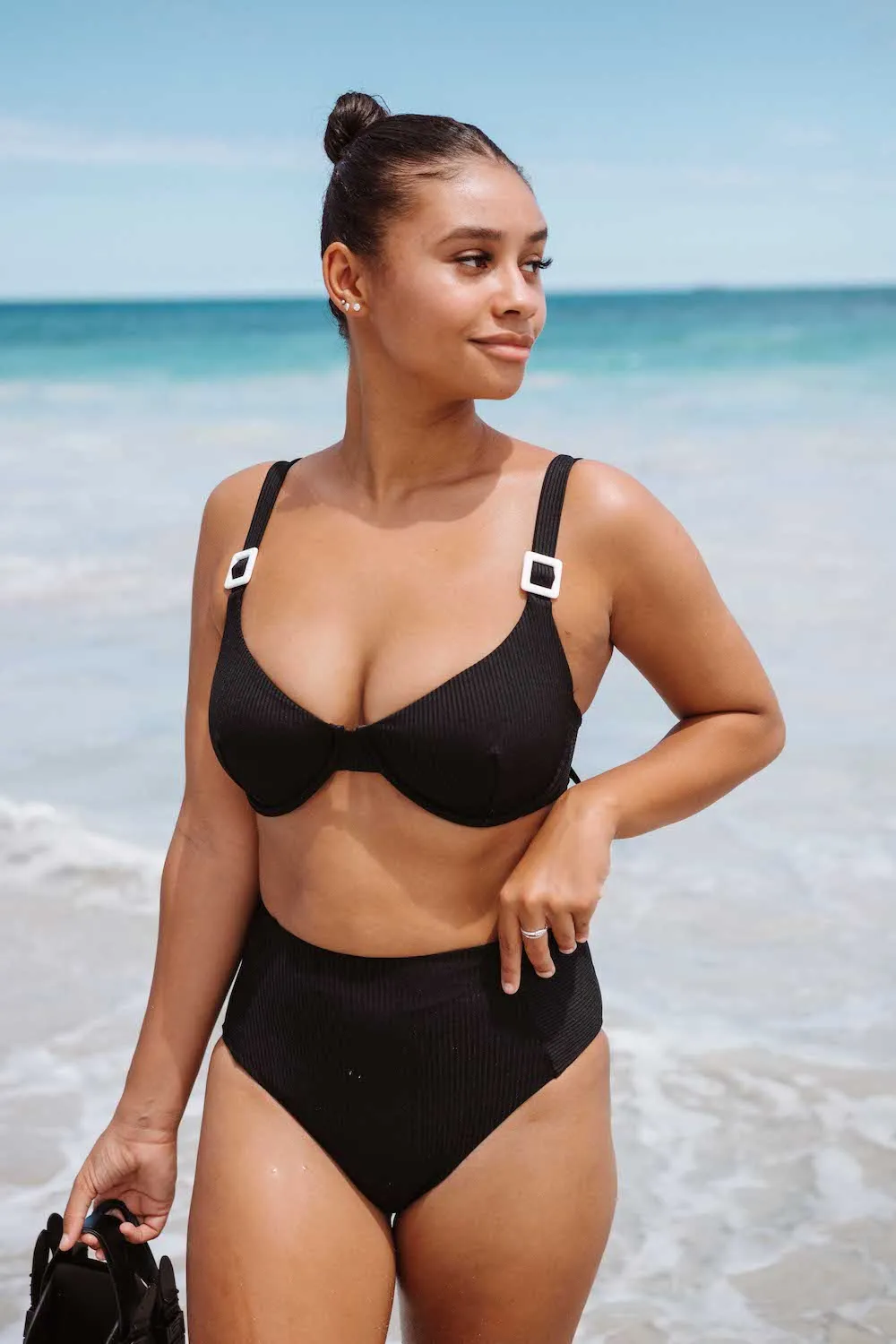 Stella Bikini Top - Sustainable - Black