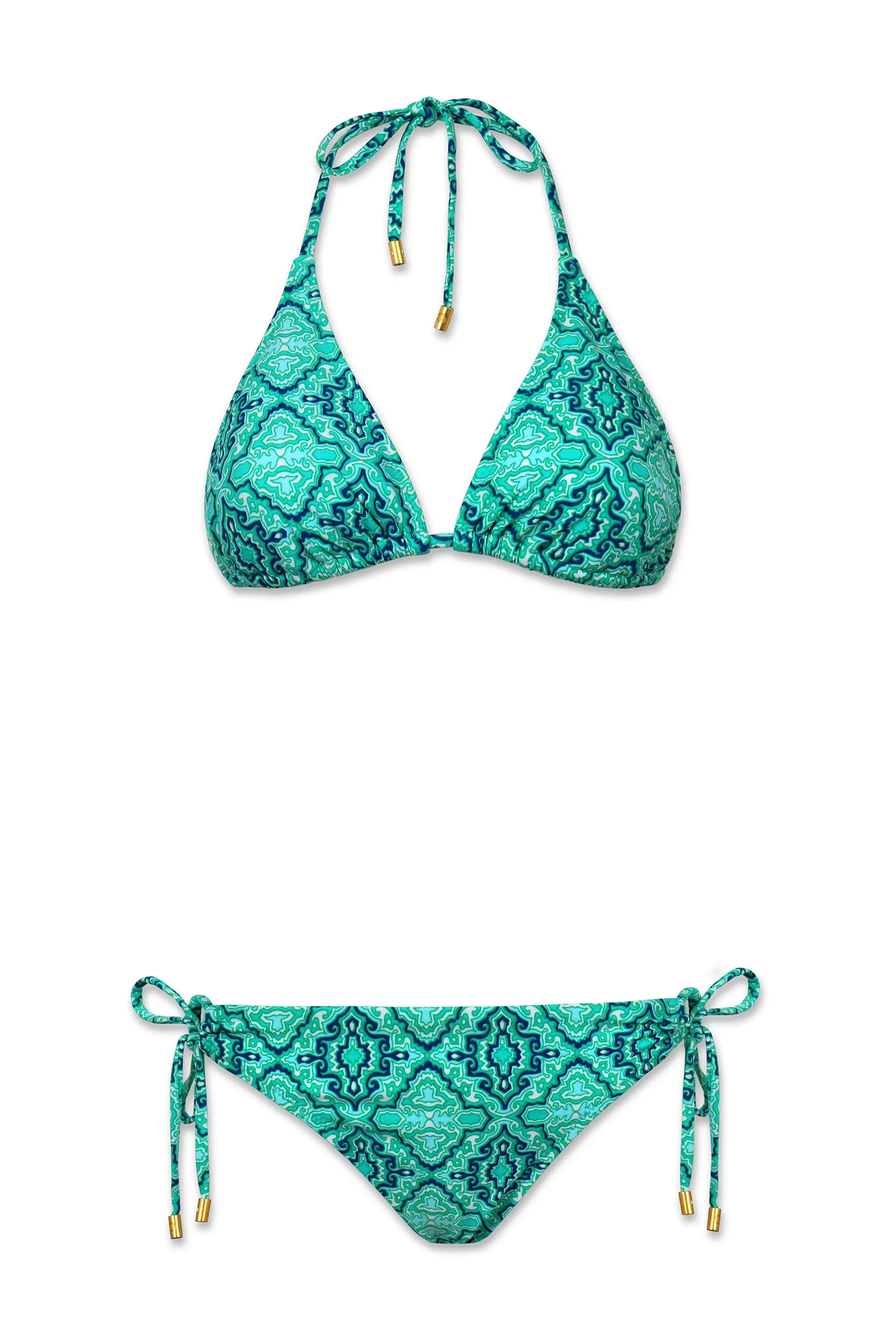String Bikini Top  |  Marbella Tile