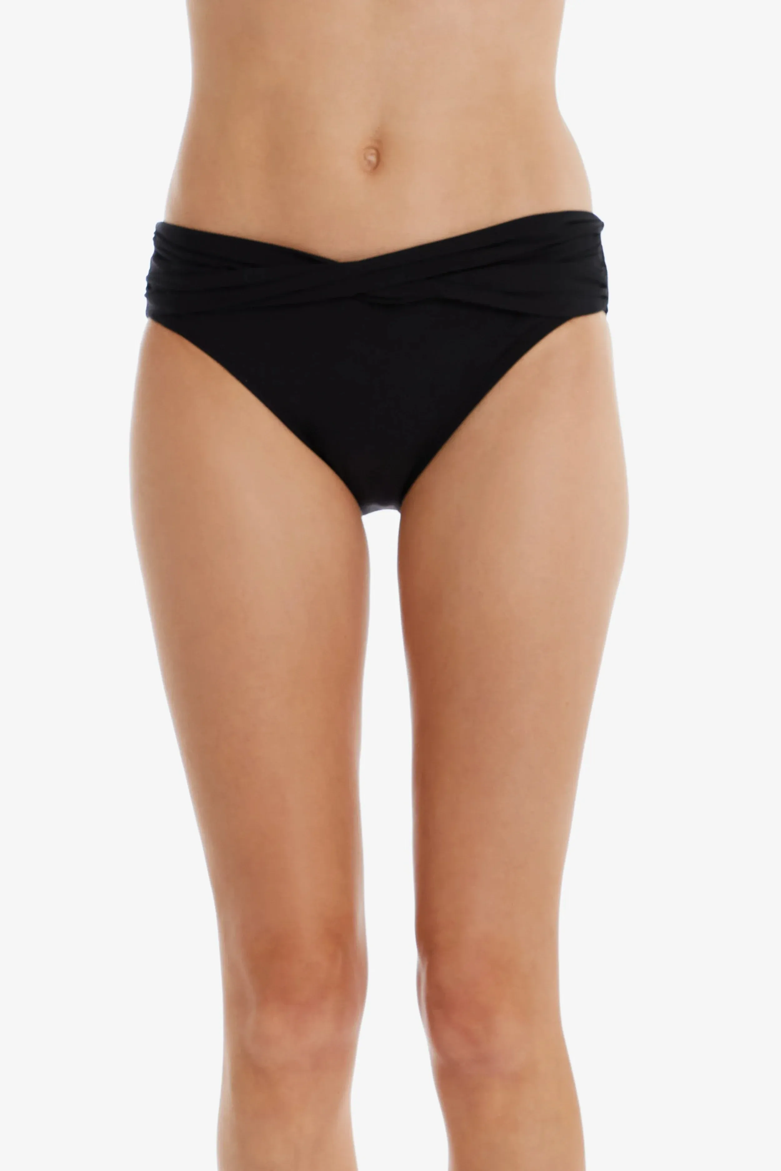 Twist Front Hipster  |  Black