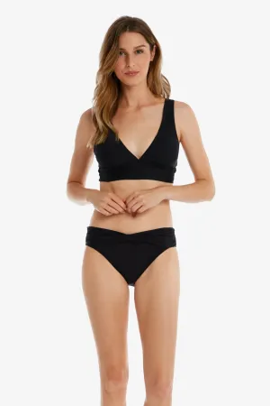 Twist Front Hipster  |  Black