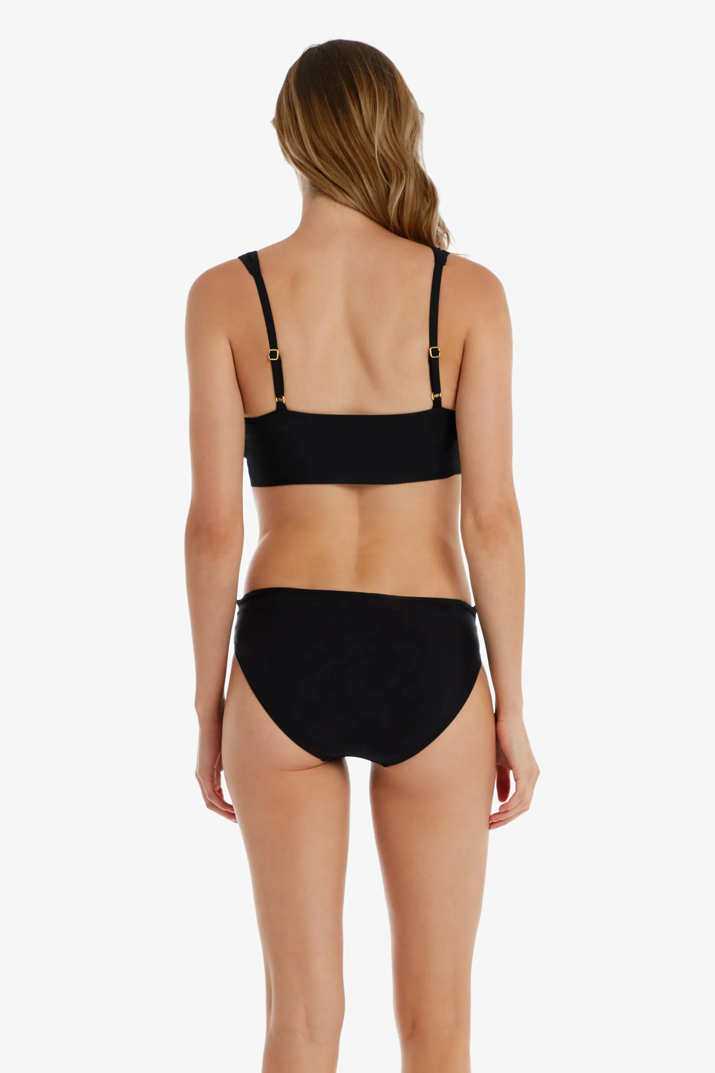 Twist Front Hipster  |  Black
