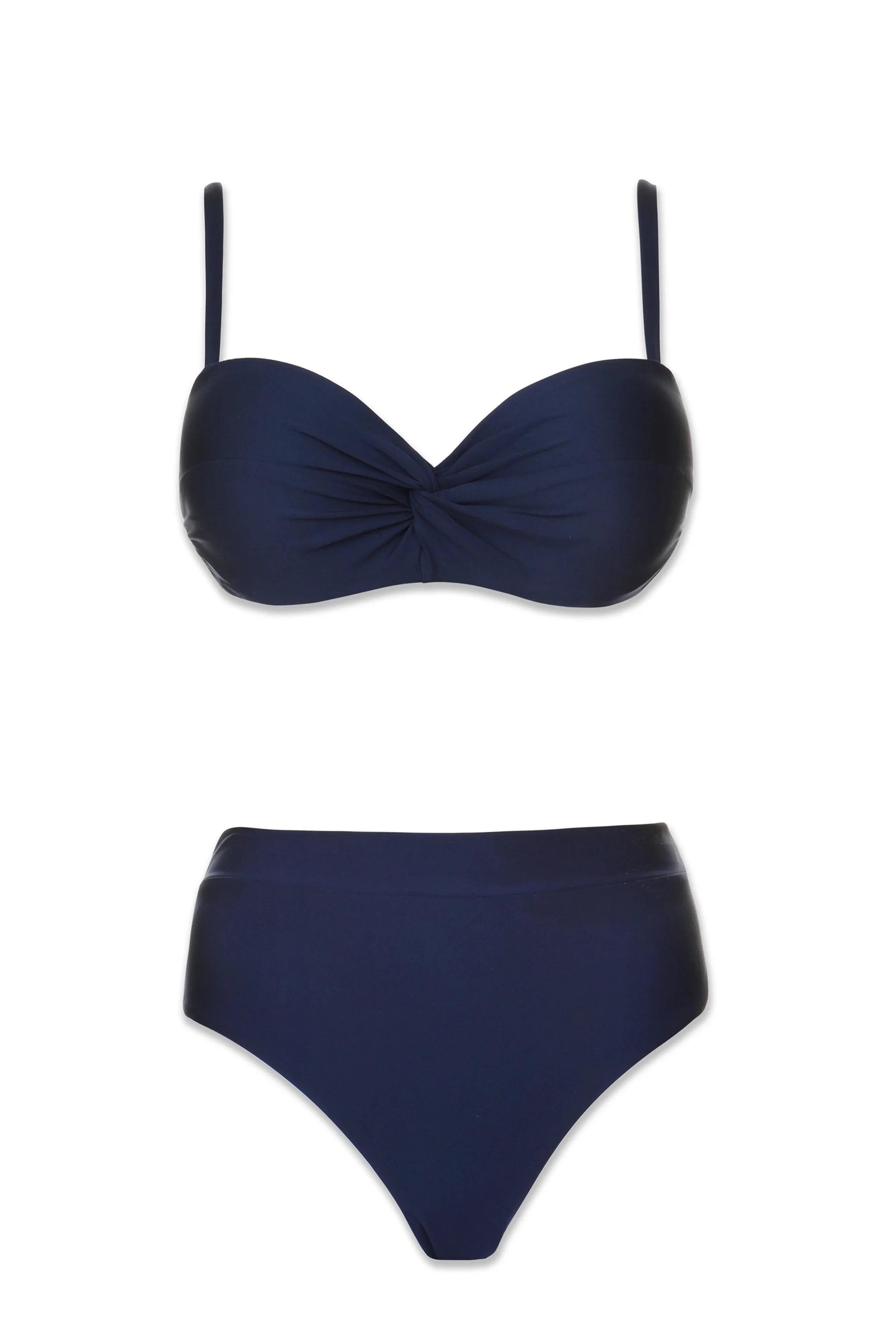 Twist Underwire Bra  |  Navy